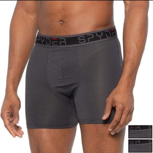 🆕 Spyder Performance Boxer Briefs - 3 Pack - L